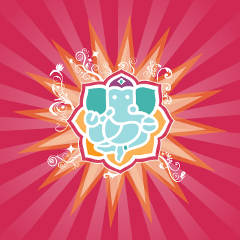 Creative Holistic Space Ganesha logo